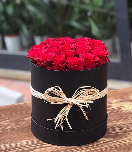 kutuda 20 kırmızı gül